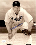 Billy Herman HOF Autographed 8x10 Photo Brooklyn Dodgers  JSA