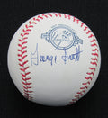 George Scott Signed/Auto Yankees 100th OML Baseball JSA  186923