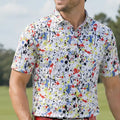 Cool-Stretch Men's A-Game Golf Shirt – White