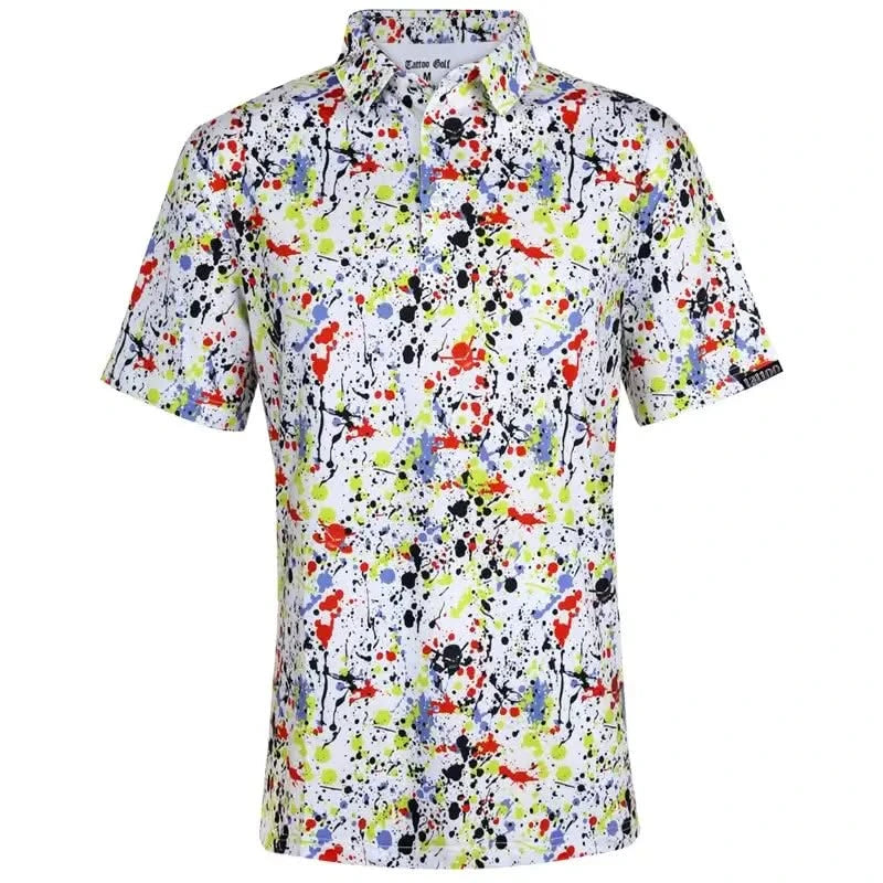 Cool-Stretch Men's A-Game Golf Shirt – White