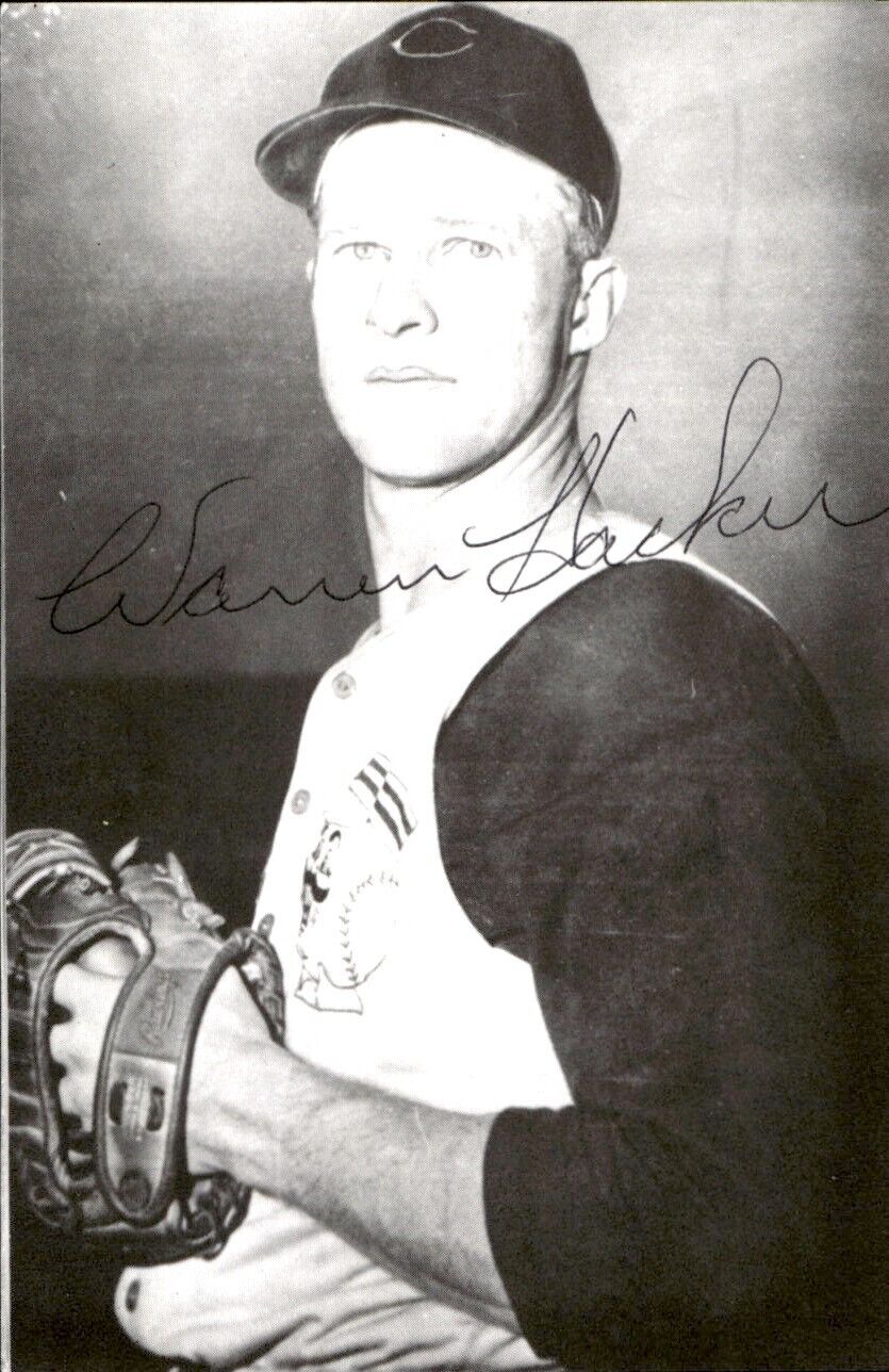 Warren Hackern Chicago Cubs d. 2002 Signed/Auto 3x5  Photo 178422