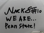Nick Singleton Signed/Inscr Full Size Speed Replica Helmet Penn State Fanatics