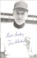 Don Wheeler White Sox d. 2003 Signed/Autographed 3x5  Photo 179323