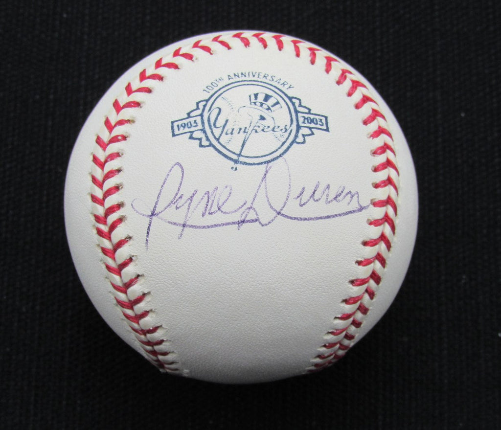 Ryne Duren Signed/Auto Yankees 100th OML Baseball JSA 186626