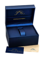 Porsamo Bleu Men's Veritas 1 Genuine Leather Band Watch 1361EVEL