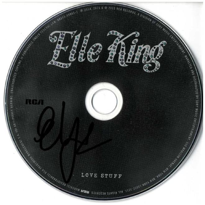Elle King Signed Autographed Love Stuff CD