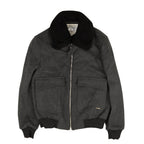 Gray Logo Pivot Aviator Jacket