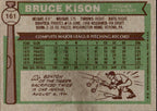 Bruce Kison Autographed 1976 TOPPS Card #161 Pittsburgh Pirates 183473