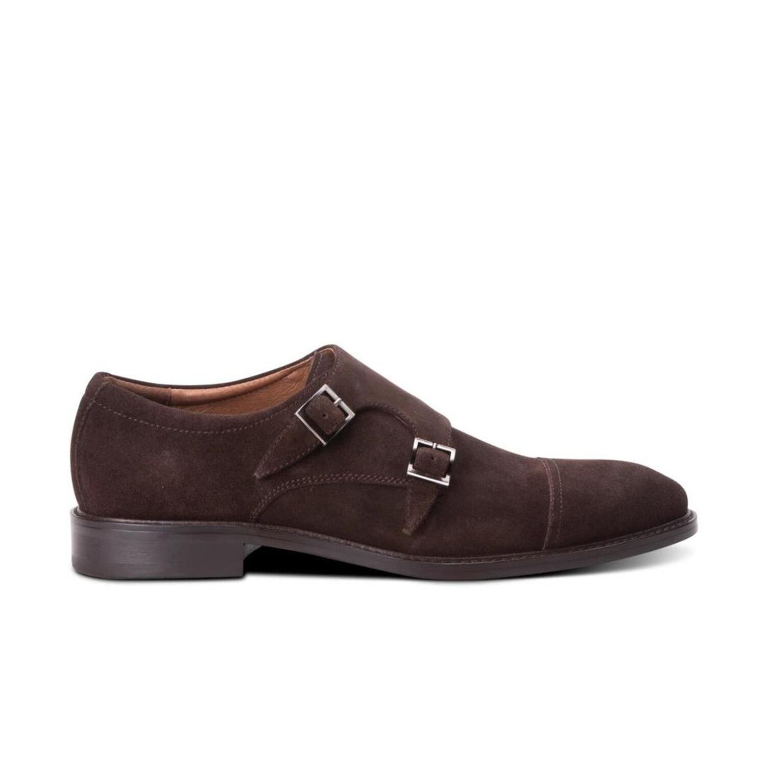 Parklane Double Monk Strap // Chocolate