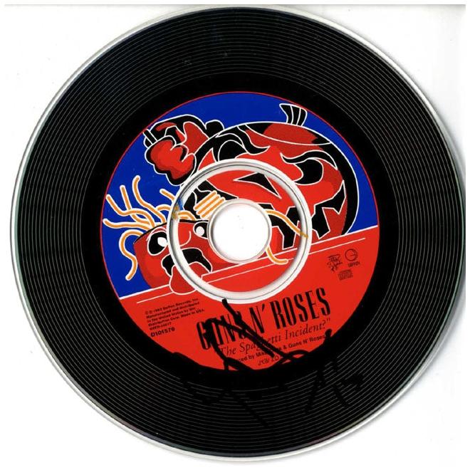 Gilby Clarke Guns N Roses Autographed The Spaghetti Incident CD