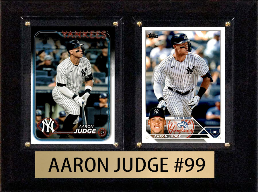 Aaron Judge New York Yankees 2024 2025 Topps Card Plaque 6x8