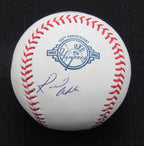 Rondell White Signed/Auto Yankees 100th OML Baseball JSA  186944