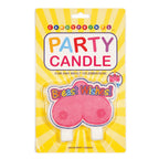 "Breast Wishes" Funny Boobs Boobie Birthday Candle Cake Topper – Party Gag Gift