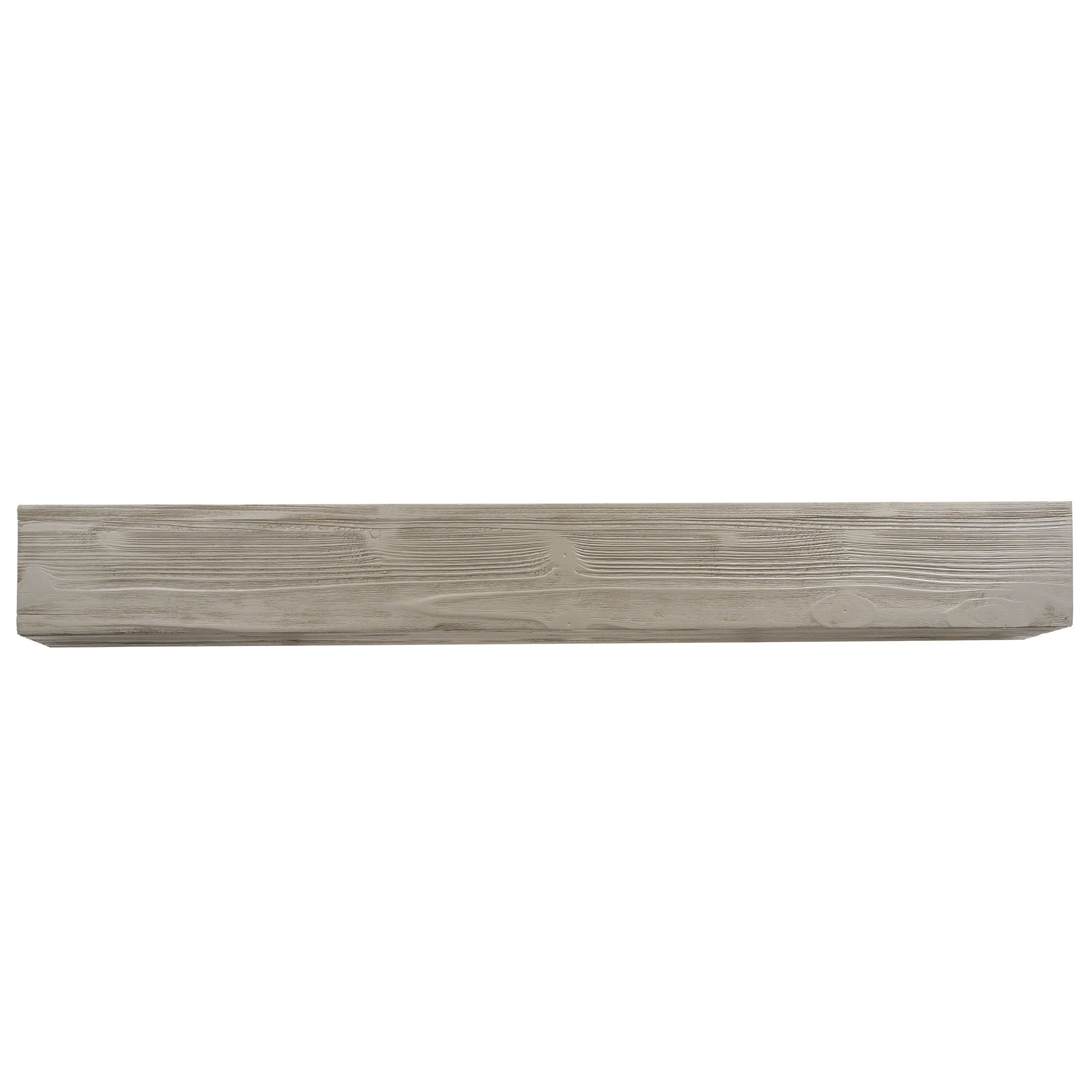 Rustic Wood Fireplace Mantel, Wall-Mounted & Floating Shelf