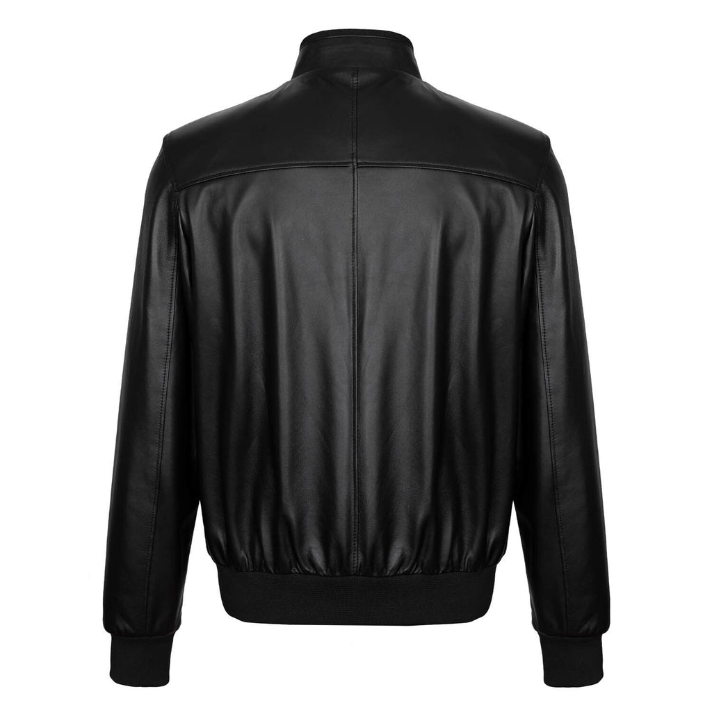 Mock Neck Jacket // Black