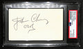 John Chaney Signed 3x5 Index Card Temple Basketball Coach PSA/DNA 185471