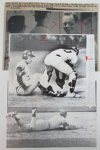 Lot of 9 George Brett Kansas City Royals 1980's-90's News Wire Photos 157376