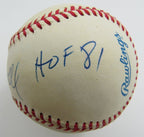 Ernie Harwell HOF Autographed OAL Baseball Broadcaster JSA
