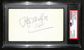 Rip Miller CFB HOF Signed/Auto 3x5 Index Card Notre Dame PSA/DNA 189017