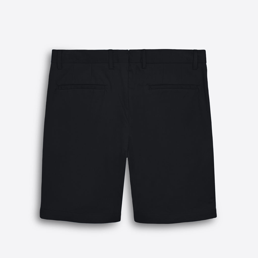 Mens Slim Chino Shorts // Black