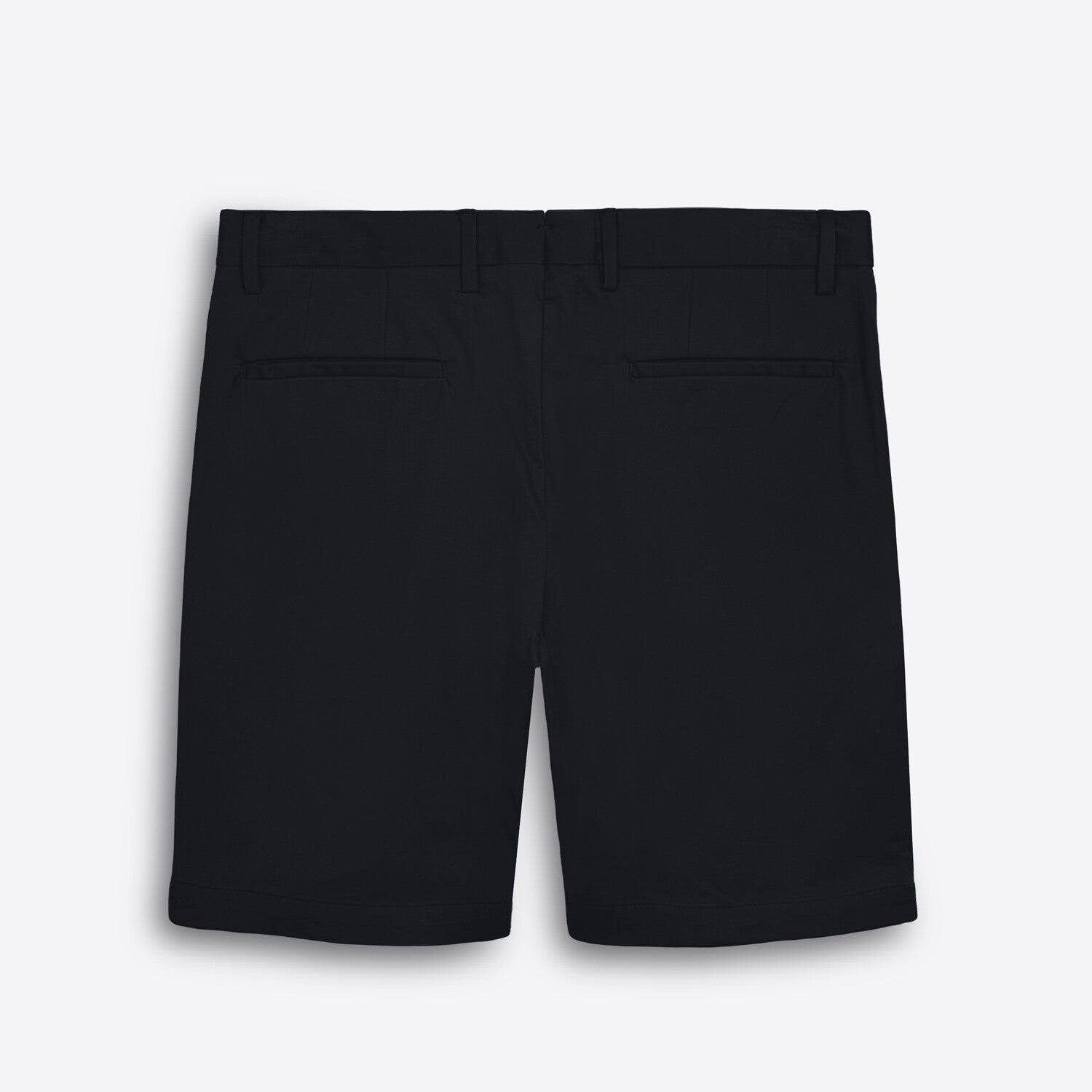 Mens Slim Chino Shorts // Black
