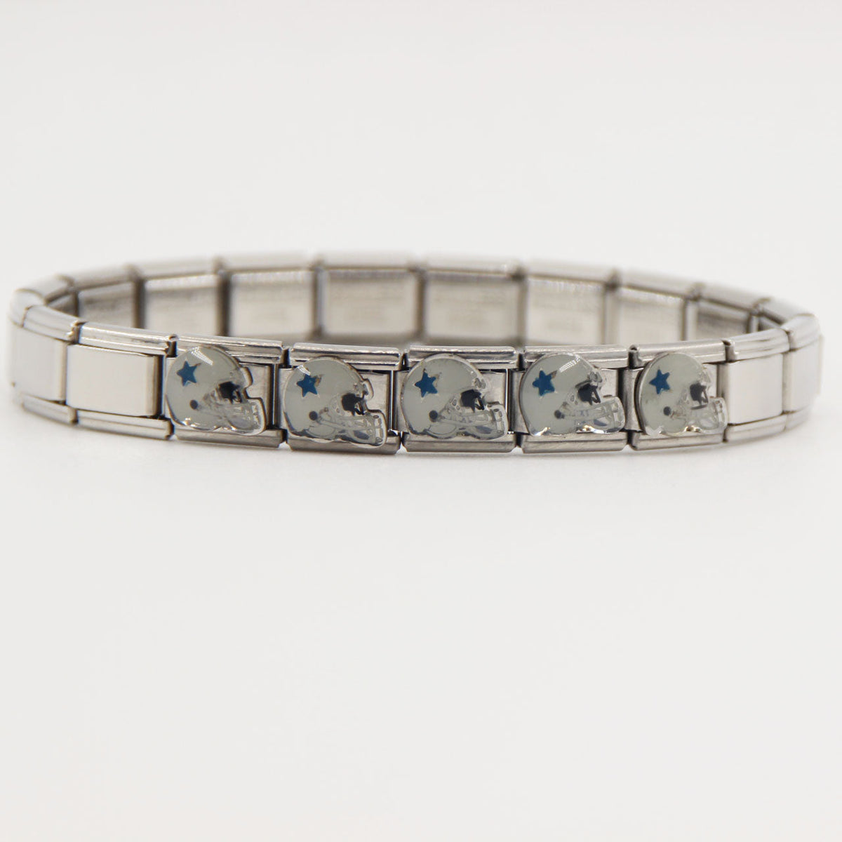 Dallas Cowboys Italian Charm Bracelet – DIY Custom Gift for Fans