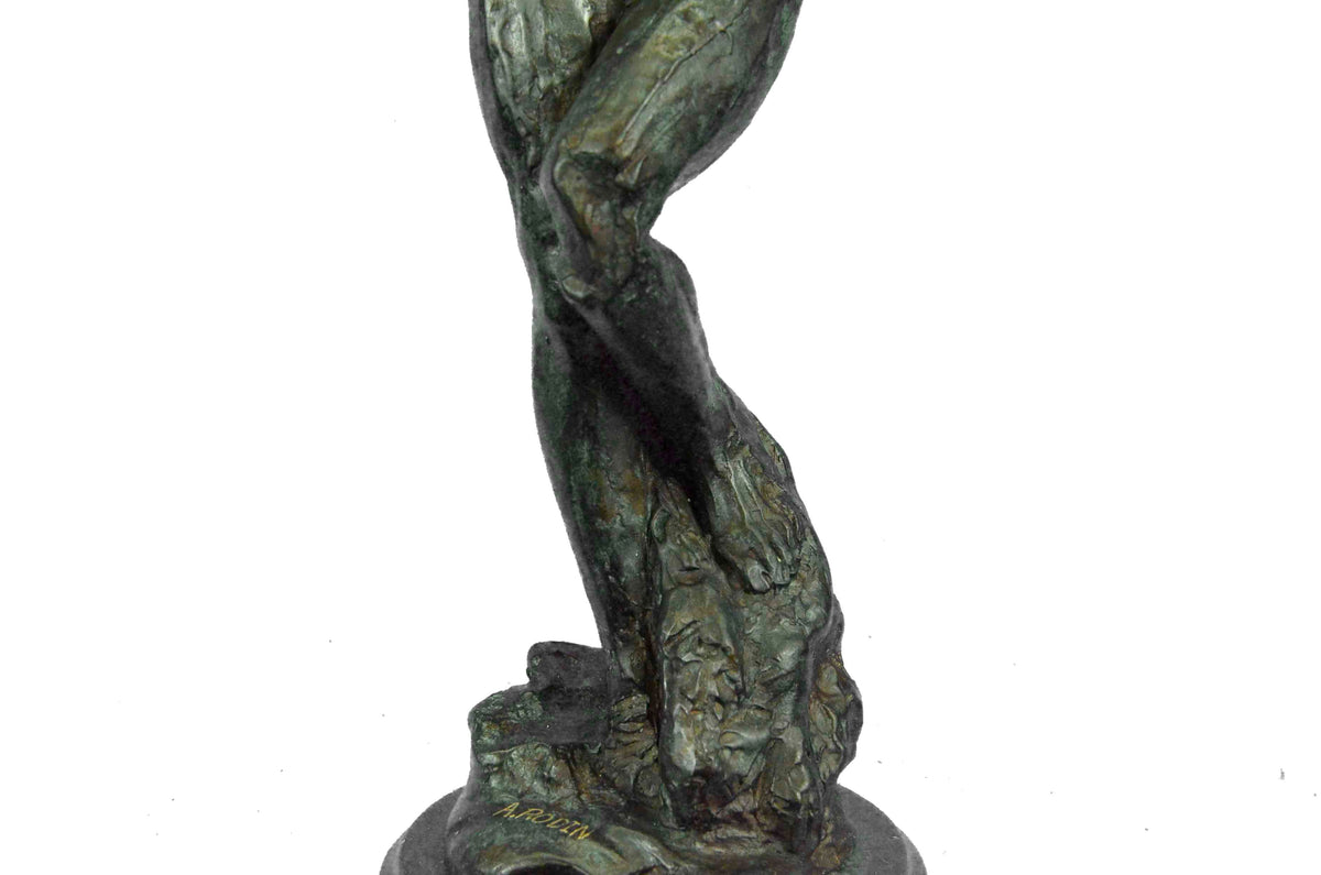 Abstract Modern Art Nude Female Torso by Famous French Artist Rodin Statue