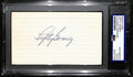 Lefty Gomez HOF Signed/Auto 3x5 Index Card New York Yankees PSA/DNA 190615