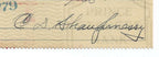 Clark Shaughnessy CHOF Signed/Autographed 1946 Bank Check 150335