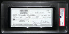 Johnny Unitas HOF Signed/Auto 2001 Bank Check Colts PSA/DNA MINT 9 192617