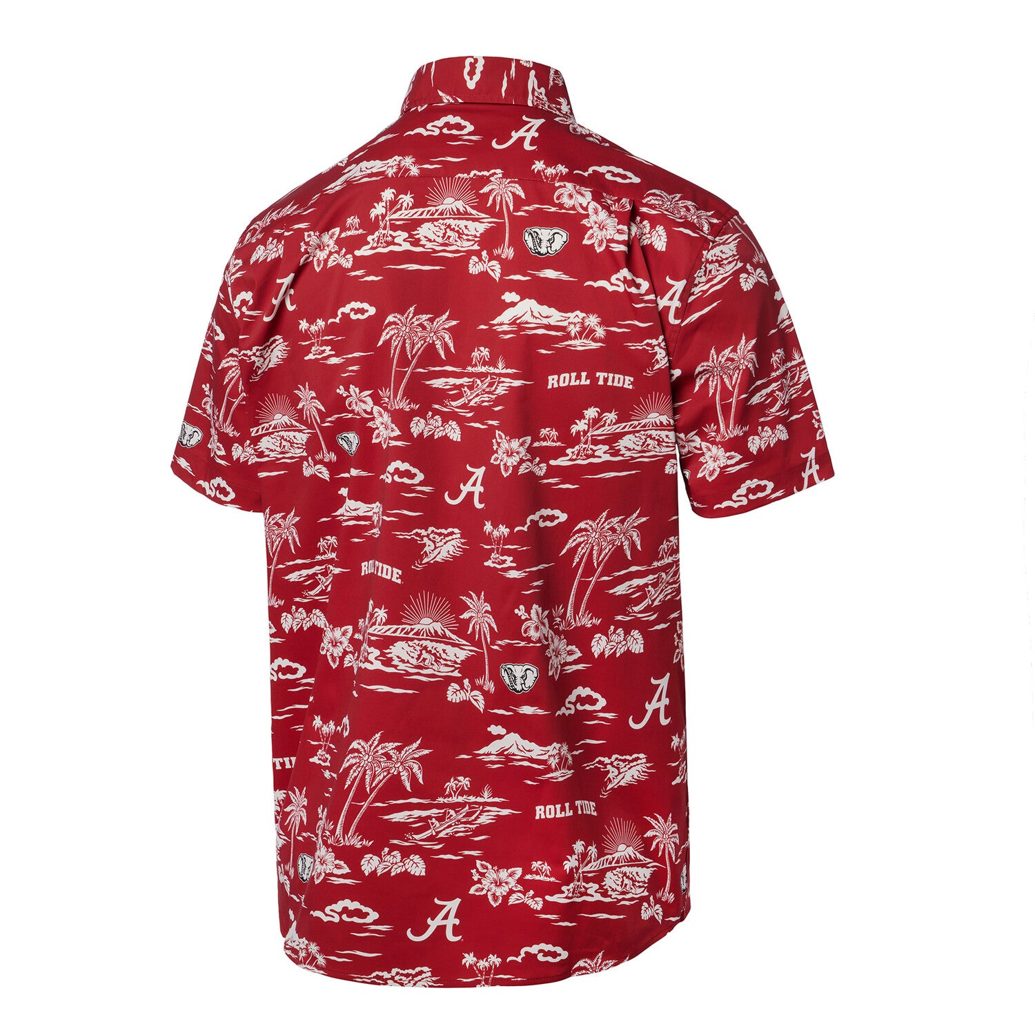 University Of Alabama Performance Button Front // Red