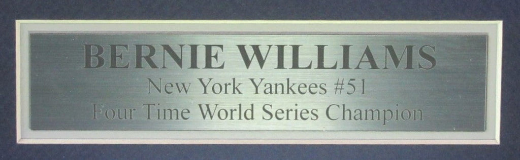 Bernie Williams Autographed Jersey New York Yankees Framed Beckett 188538