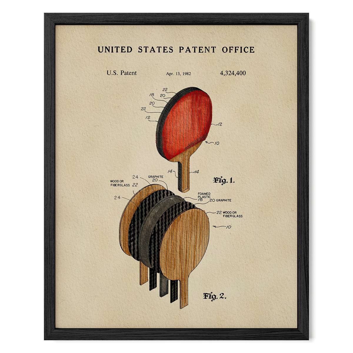 Table Tennis Paddle (1982)