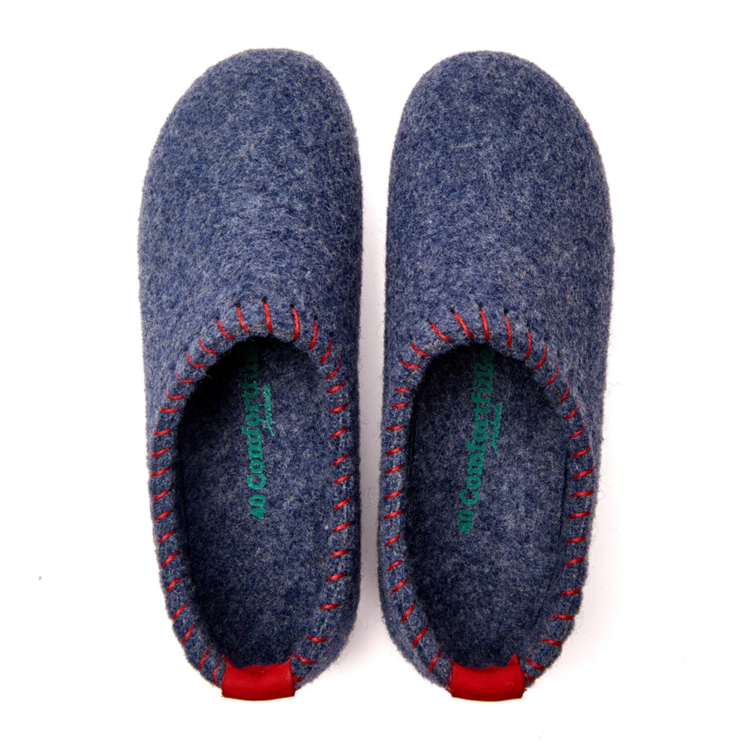 Yew Wool Slipper // Navy