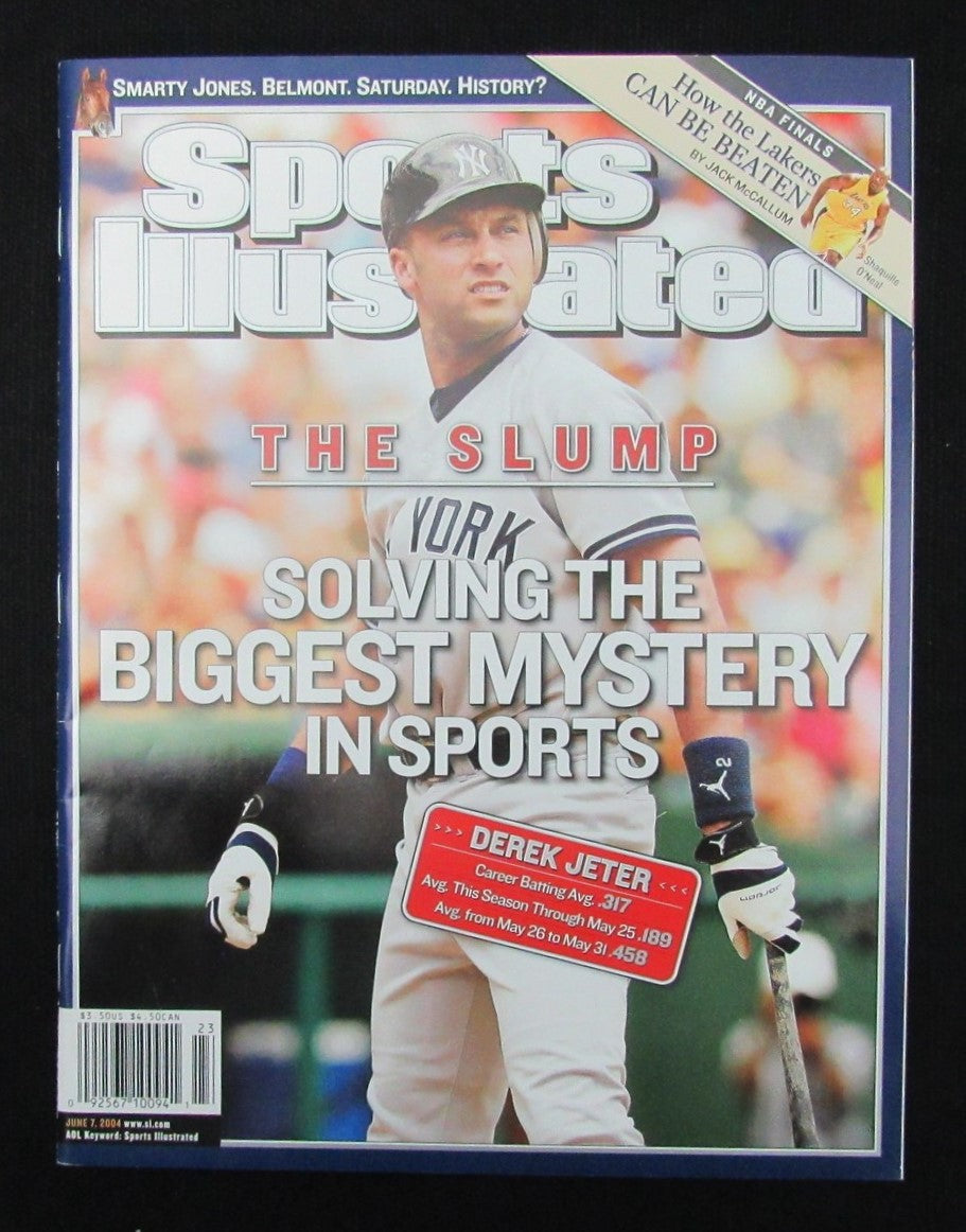 June 7, 2004 Sports Illustrated Magazine Newstand NO LABEL Derek Jeter 187398