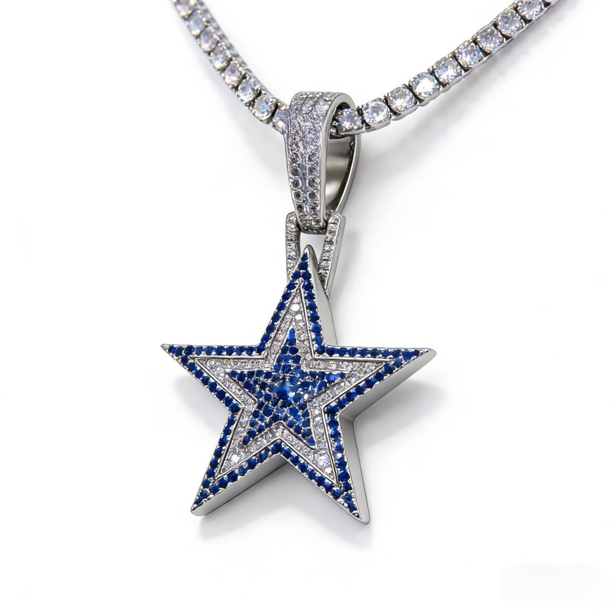 Dallas Cowboys Zircon Star Necklace –   Gift for Game Day, Birthday & Holiday