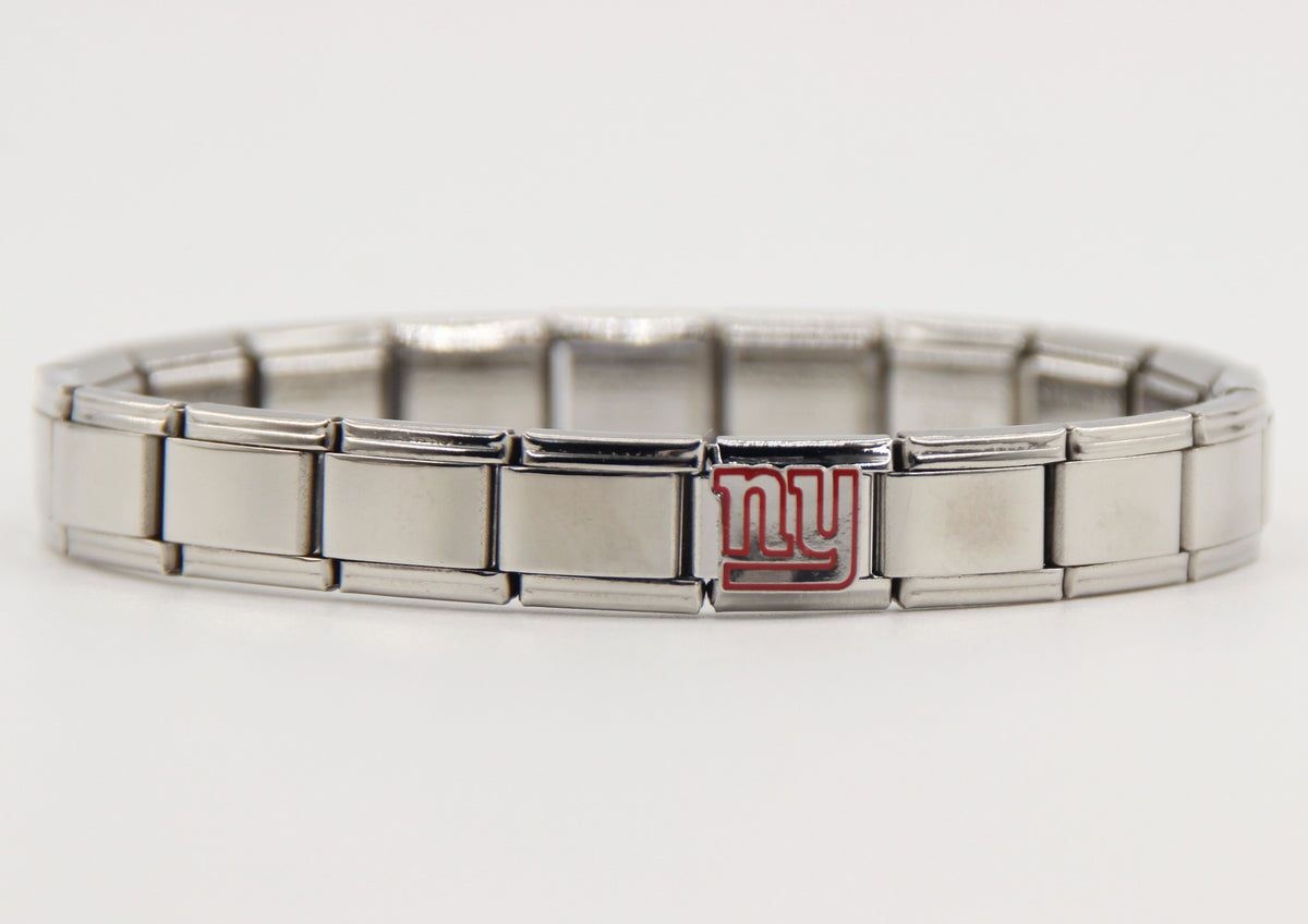 Football Team Logo Italian Charm Bracelet – Custom Gifts for Fans