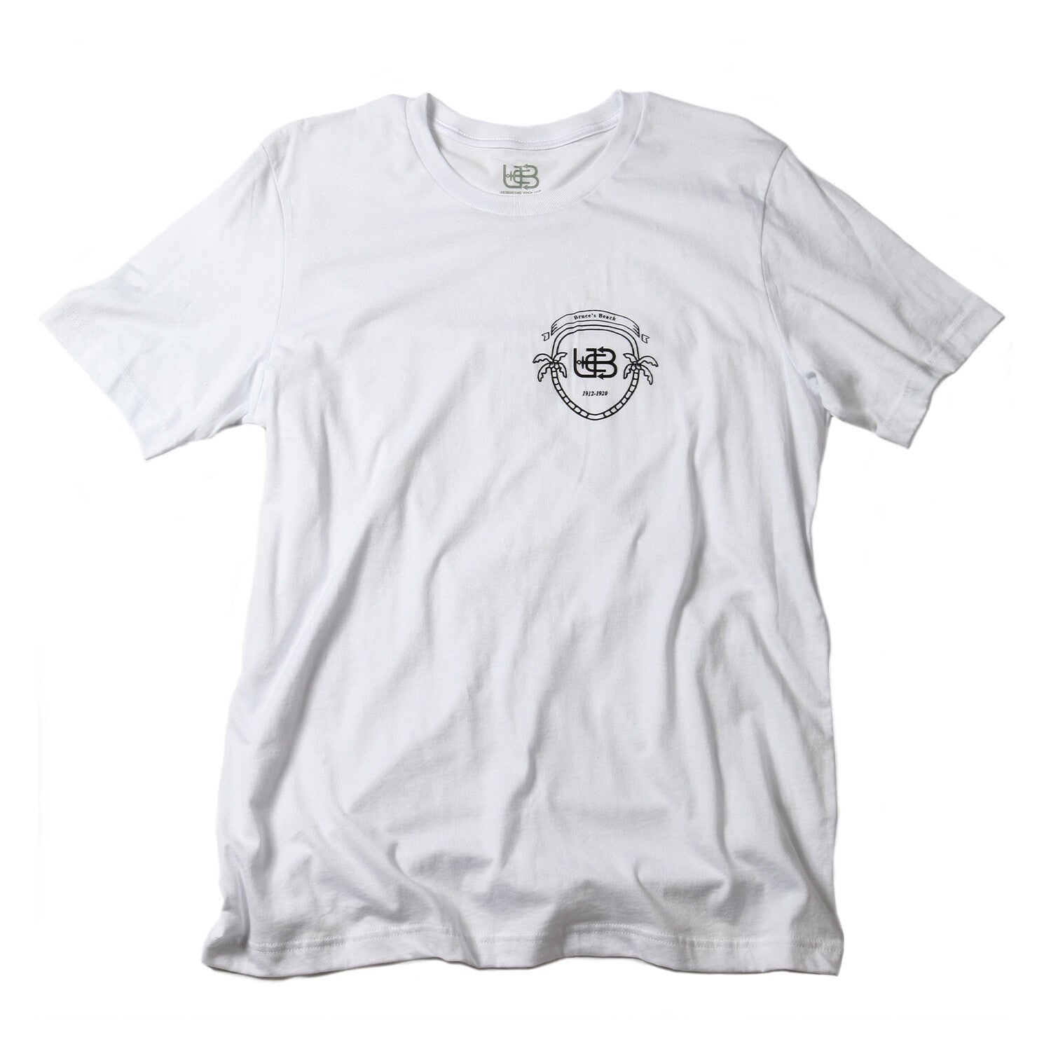 Bruce Beach Tee // White + Black