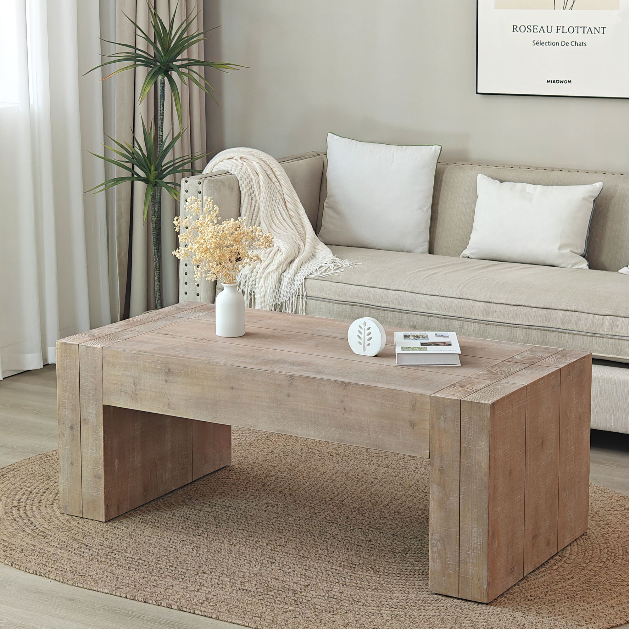 Minimalist Rectangular Center Table