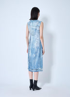 Acne Studios Women Printed Sequin Midi Dress