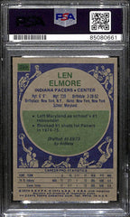Len Elmore Autographed 1975-76 Topps Card #259 Pacers PSA/DNA 184828