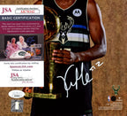 Khris Middleton Autographed 8x10 Photo Milwaukee Bucks JSA 180883