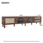 TV Stand For TVs Up To 90" - Dark Brown