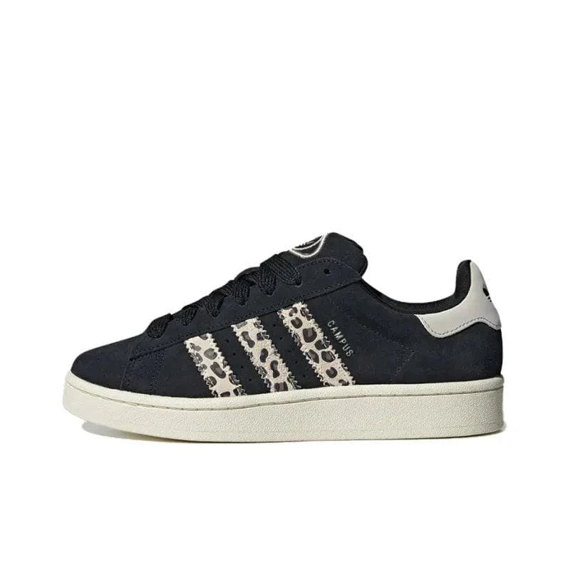 Adidas Campus 00s 'Black Leopard' Sneakers – Bold Suede & Leather