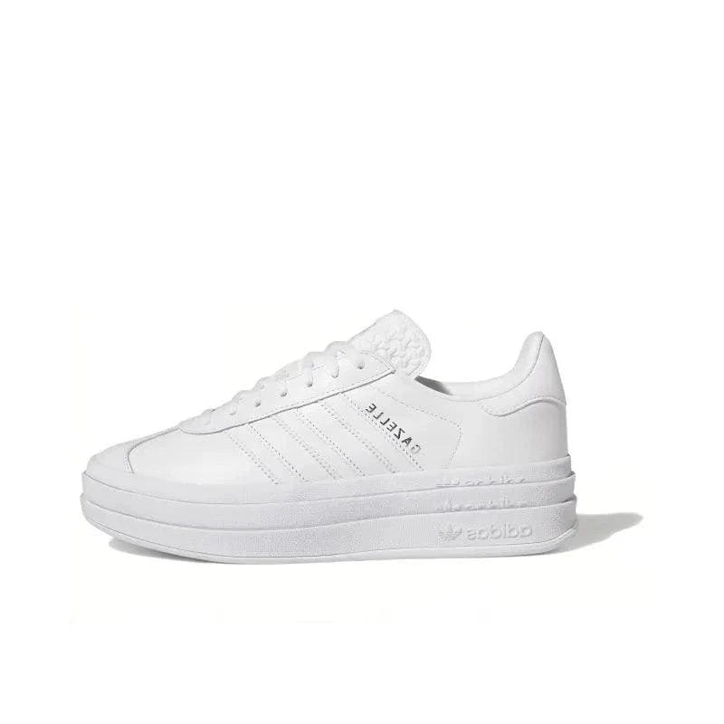 Adidas Gazelle Bold 'Triple White' - Women's Platform Sneakers