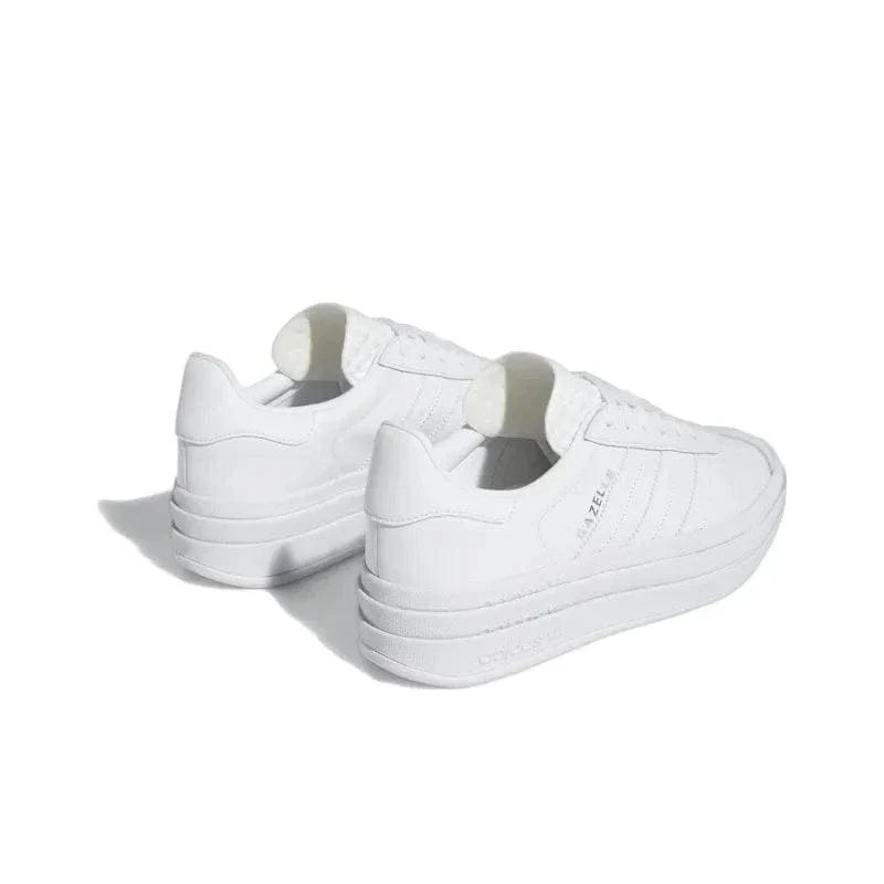 Adidas Gazelle Bold 'Triple White' - Women's Platform Sneakers