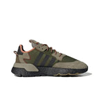 Adidas Nite Jogger Brown Dark Green - Men's Casual Sneakers