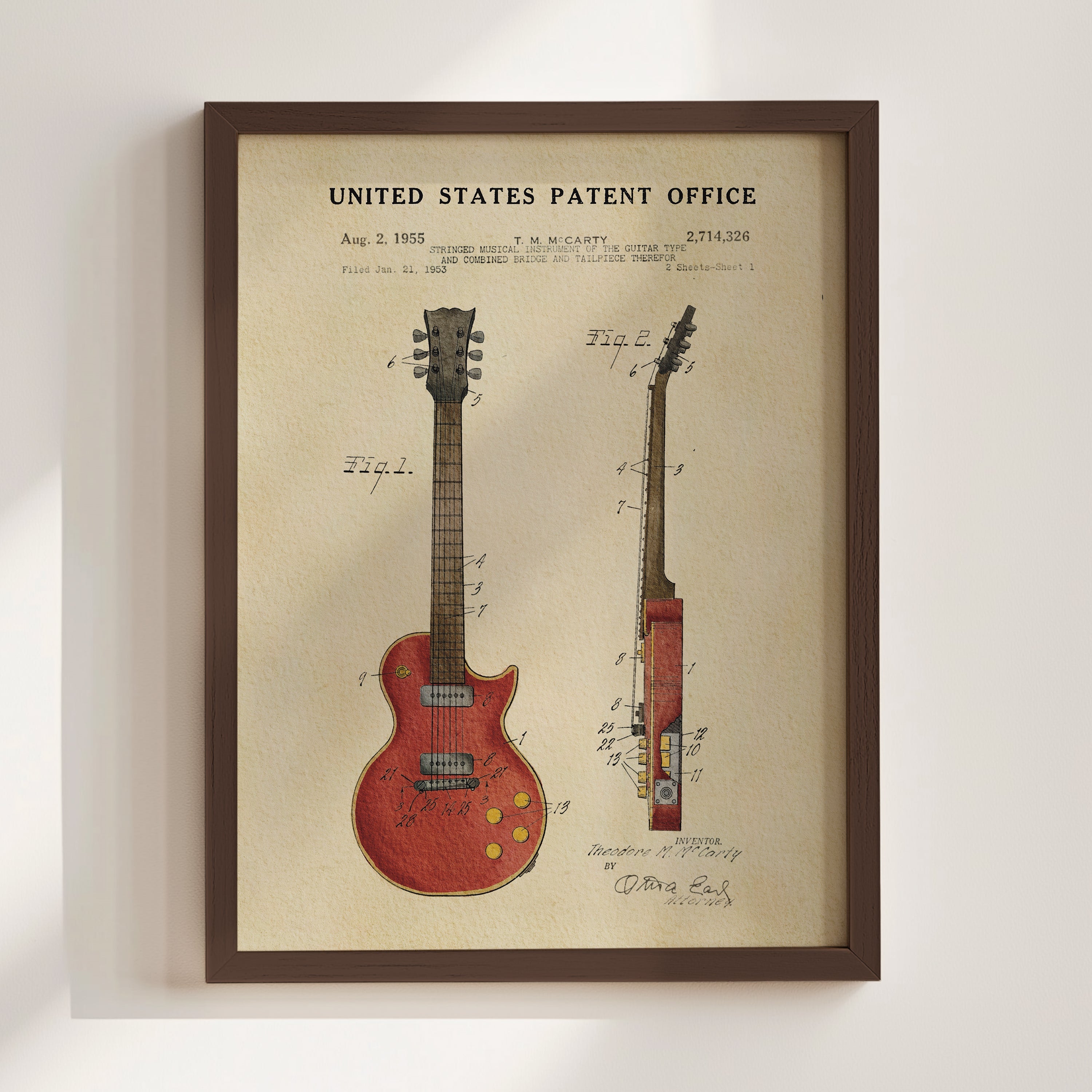 Red Electric Guitar (1955)