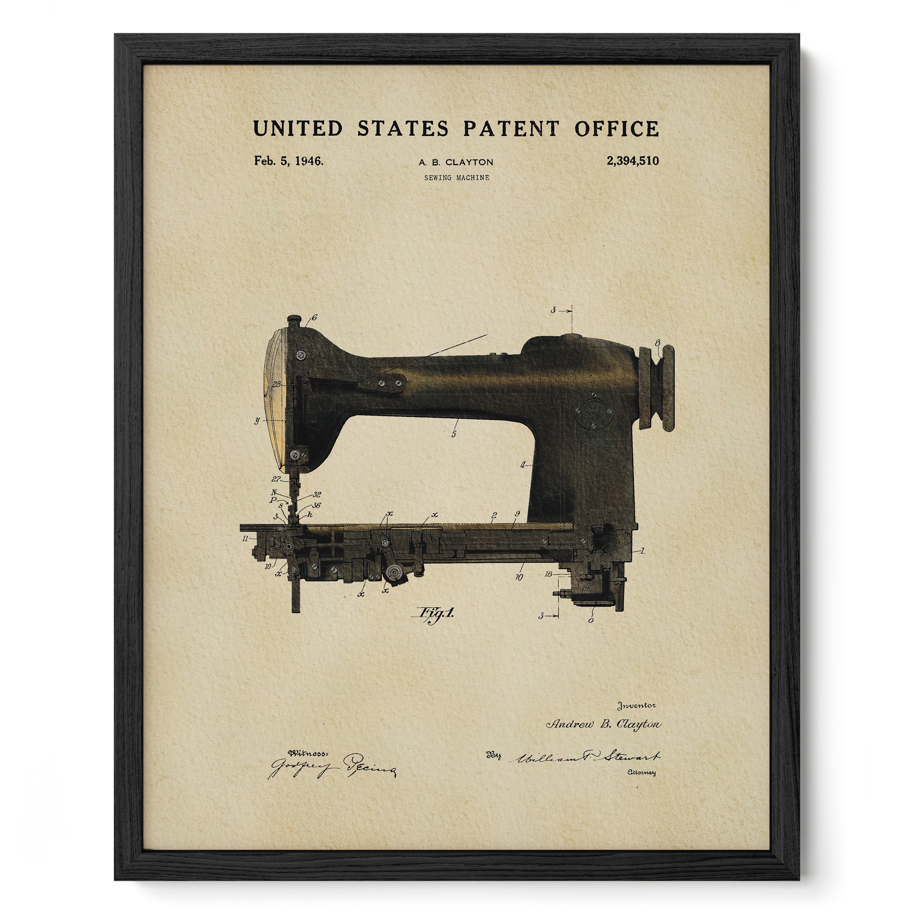 Black Sewing Machine (1946)