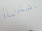 Danell Brandon 1967 Boston Red Sox Signed 3x5 Index Card with 5x7  Photo 158514